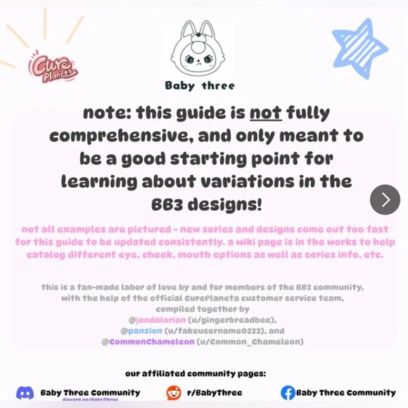 Guide for Baby Three 💖🦁 - Picture 2 of 16